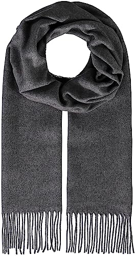 FRAAS Cashmink Schal 30 x 180 cm - Weicher als Kaschmir - Made in Germany - Schal einfarbig für Damen und Herren - Perfekt für Herbst und Winter Grau