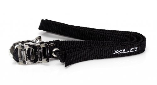 XLC Paar Pedalriemen Nylon, schwarz, per Paar