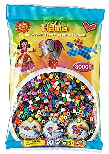 Perlenset Hama Perlen-Mix Vollton ca. 3000 Stk.