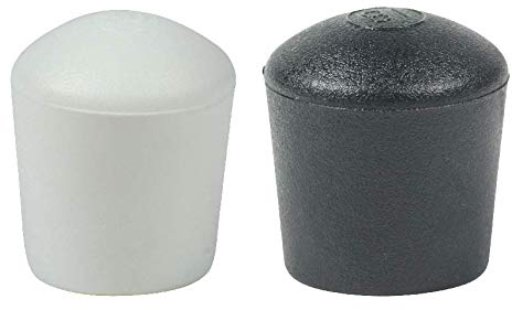 Lifeswonderful - 4 pcs Domed Furniture Feet - Ideal for Tables, Chairs etc - Available in Many Sizes & Colours (16mm, White)