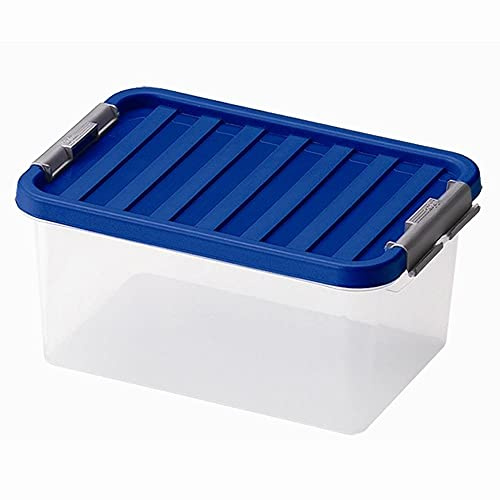 Heidrun Europlastic Behältnis Systembox mit Deckel, 34x23x16 cm, farblich sortiert