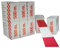1 Rolle 500 Meter Absperrband Warnband Flatterband 500m lang 80mm breit rot/weiß doppelseitig geblock rot Weiss im Abrollkarton für Ihre Veranstaltung Gefahrenstelle Baustelle
