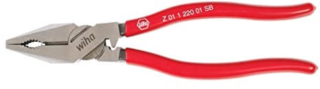 Wiha 32616 Lineman's Pliers, 9 Inch with Lower Jaw Crimper
