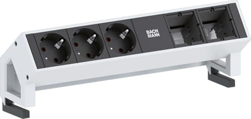 Bachmann Steckdosenleiste Schutzkontakt Desk, 902201