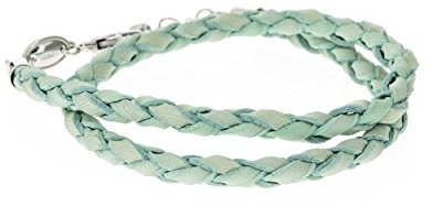 Fossil Damen Armband Edelstahl Leder 30.5 cm JF01202040