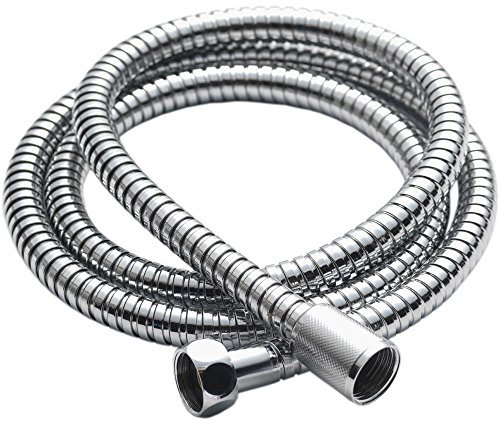 2 UR DOOR B00RD9KIU8-SH 1.2 M Flexible Shower Bath Hose, Silver
