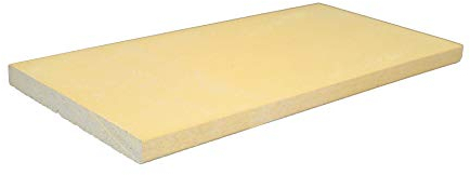 Schamottplatte 40 x 20 x 4 cm Schamottstein Schamott Schamotte Kamin Kaminofen