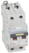 Legrand 409225 Disjoncteur DX³10000 16kA arrivée haute et départ bas à vis, 2P, 230V~ à 400V~, 40A, courbe C, 2 modules