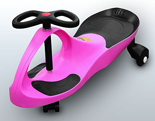 RIRICAR Pink - swing car for kids with silent PU wheels