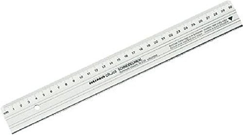RUMOLD Schneide-Lineale, 639/30, silber, Aluminium, 30cm