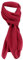 TigerTie Damen Chiffon Halstuch rot bordeaux Uni Gr. 160 cm x 36 cm - Schal