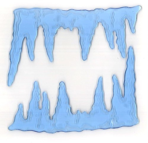 MagicGel Fensterbilder - Eiszapfen, Fensterdeko, Spiegeldeko