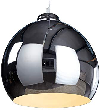 invicta INTERIOR Exklusive Designer Hängeleuchte CHROMAGON Deckenleuchte hängend Hängelampe Chrom