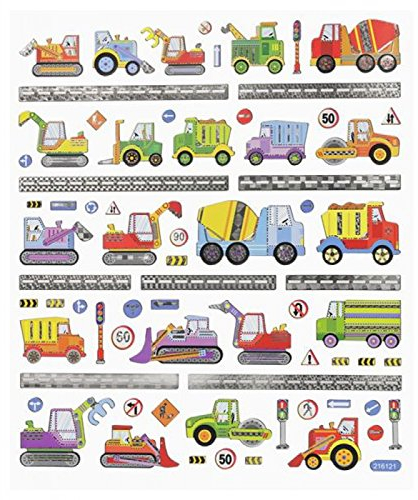 Hobby-Design Sticker, Baufahrzeuge