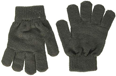 Döll Unisex Fingerhandschuhe Strick Handschuhe, Grau (Anthrazit Melange 8810), 4 (Herstellergröße: 4)