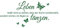 Grandora Wandtattoo Spruch Leben heißt + Schmetterlinge I grün (BxH) 100 x 46 cm I Wandsticker Wandaufkleber Aufkleber Wohnzimmer Flur Diele Schlafzimmer W996