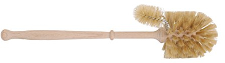 Klobürste mit WC Rand Kosmetex mit Stiel, 36cm Klobesen, Holz WC-Bürste Toilettenbürste, Typ 7