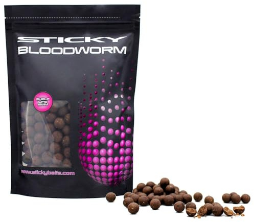 Sticky Baits Bloodworm Shelf Life 16mm 1k, Brown, One Size