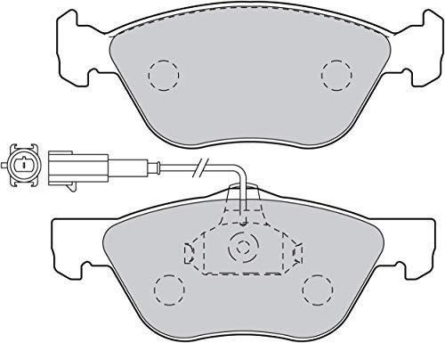 Valeo 4er-Set Bremsbeläge 598990, Vorderachse