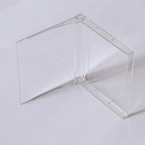 abc promedia MD MiniDisc Hüllen/Leerhüllen, für MiniDisc-Kassetten, transparent-hochklar (50 Stück)