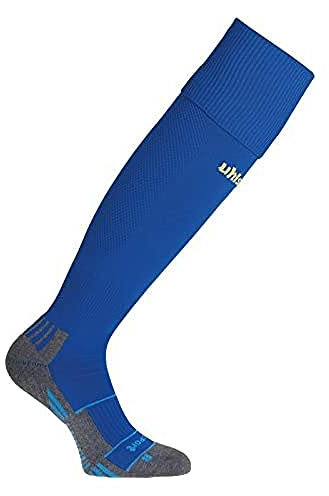 uhlsport Bekleidung Teamsport Team pro Player stutzenstrümpfe, azurblau/Maisgelb, 41-44