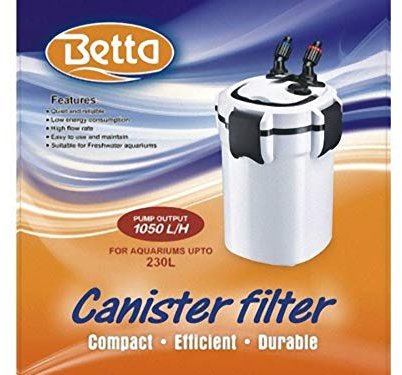 Betta 1050 UV Canister Tropical Fish Tank Filter (230 Litre)
