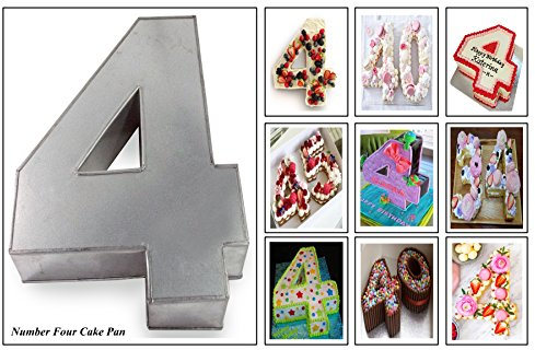 EUROTINS Piccolo numero di compleanno anniversario di matrimonio stampo - 10x 8 (2,5 profondità) (4)