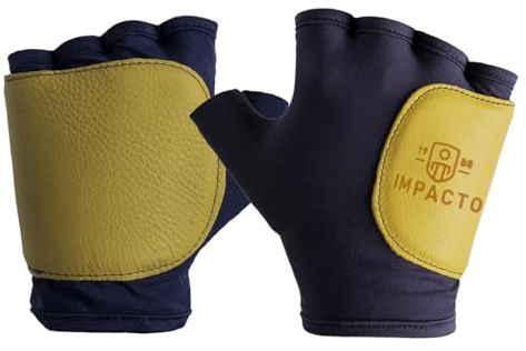 Impacto 50320110030 Anti-Impact Glove, Blue/Yellow, Medium