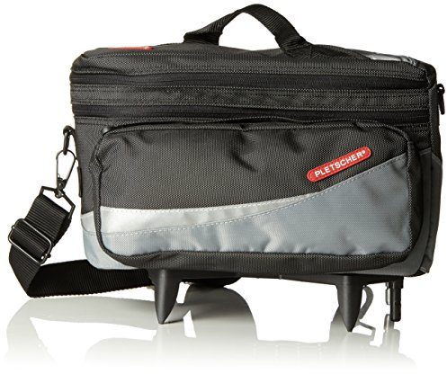 Pletscher Gepäckträgertasche-2179841200 Gepäckträgertasche, schwarz, 35x27x21cm