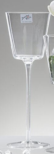 Glasschale Coni konisch mit Fuß 30 cm Ø 10,5 cm von Sandra Rich
