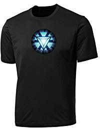 ShirtWorld Arc Reactor 2 T-Shirt - Black - Large