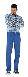 Planam HOKB050 BW 290 Bundhose, Kornblau, Größe 50