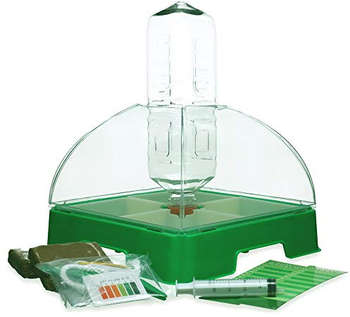 PEDUCATION HydroLab Bio Gartenlabor Experimentierkasten Ökosystem Keimlingsstation Gewächshaus