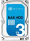 Seagate Nas ST3000VN000 HDD, 3 TB, Nero