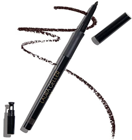 LAURA GELLER NEW YORK Inkcredible Precise Gel Waterproof Smudge-proof Eyeliner Pencil with Built in Sharpener, After Midnight