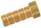 Mamelon laiton égal mâle-femelle 15x21 Longueur 38 mm
