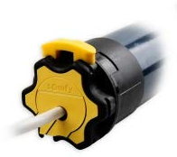Somfy Mechanischer Rohrmotor/Rolladenmotor HiPro LT50 Start 6/17 | 6 Nm inkl. Anschlusskabel und SW 60 Adapter/Mitnehmer