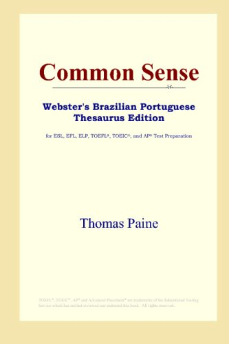 Common Sense (Webster's Brazilian Portuguese Thesaurus Edition)