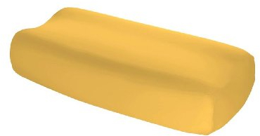 Fleuresse Vital-Comfort Jersey Nackenstützkissenbezug, sonnengelb