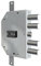 Serrature Cr P/Porte Blindate 2155/28 Da Applicare Sx Mm. 60