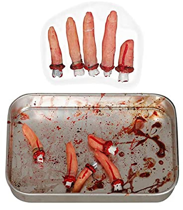 Guirca Fiestas GUI19800 - Blister Pack: 5 zerstückelte Finger