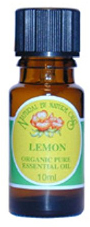 Natural by Nature 10 ml Organic Lemon Oil
