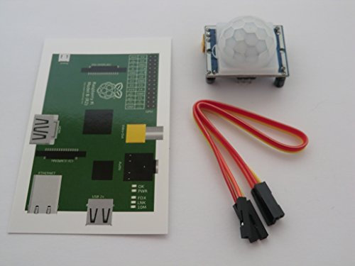 HC-SR501 PIR Motion Alarm Detection module for Raspberry Pi and Pi Pico W. Comes with a GPIO wiring card for Pi & 3 IDC GPIO cables. Includes PDF guide to using PIR with Raspberry Pi, to send emails when movement is detected using Python.