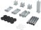 RICOO VESA SPZ0400 Lot de 44 vis TV M5 M6 M8 avec chevilles S8 pour mur en béton massif pour moniteur mural