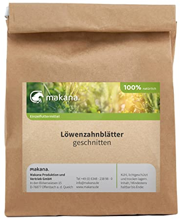 Makana Löwenzahnblätter, geschnitten, 500 g Tüte (1 x 0,5kg)