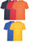 Fruit of the Loom T-Shirt pour hommes De 5 pièces PackRegular Coupe 11182V - Jeu De Couleurs I, XL