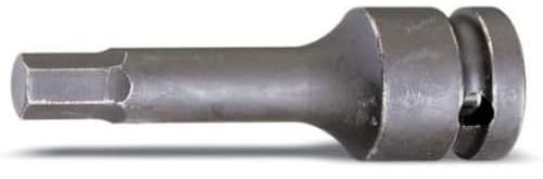 Beta 7200519 Hex Impact Socket Driver, 1/2 Drive, 19mm Size