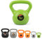 Phoenix Fitness 4KG Green Vinyl Kettlebell - Heavy Weight Kettle Bell for Strength and Cardio Training - Kettlebells for Home and Gym Fitness Workout Equipment for Bodybuilding and Weight Lifting