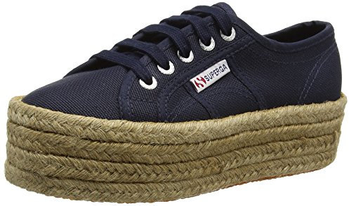 Superga 2790 COTROPEW - Zapatillas Mujer, Azul (Navy), 5 UK (38 EU)