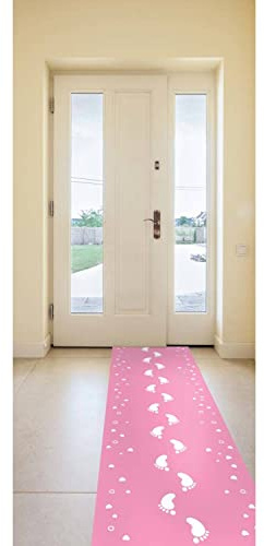 Folat Carpet runner baby footprints.
